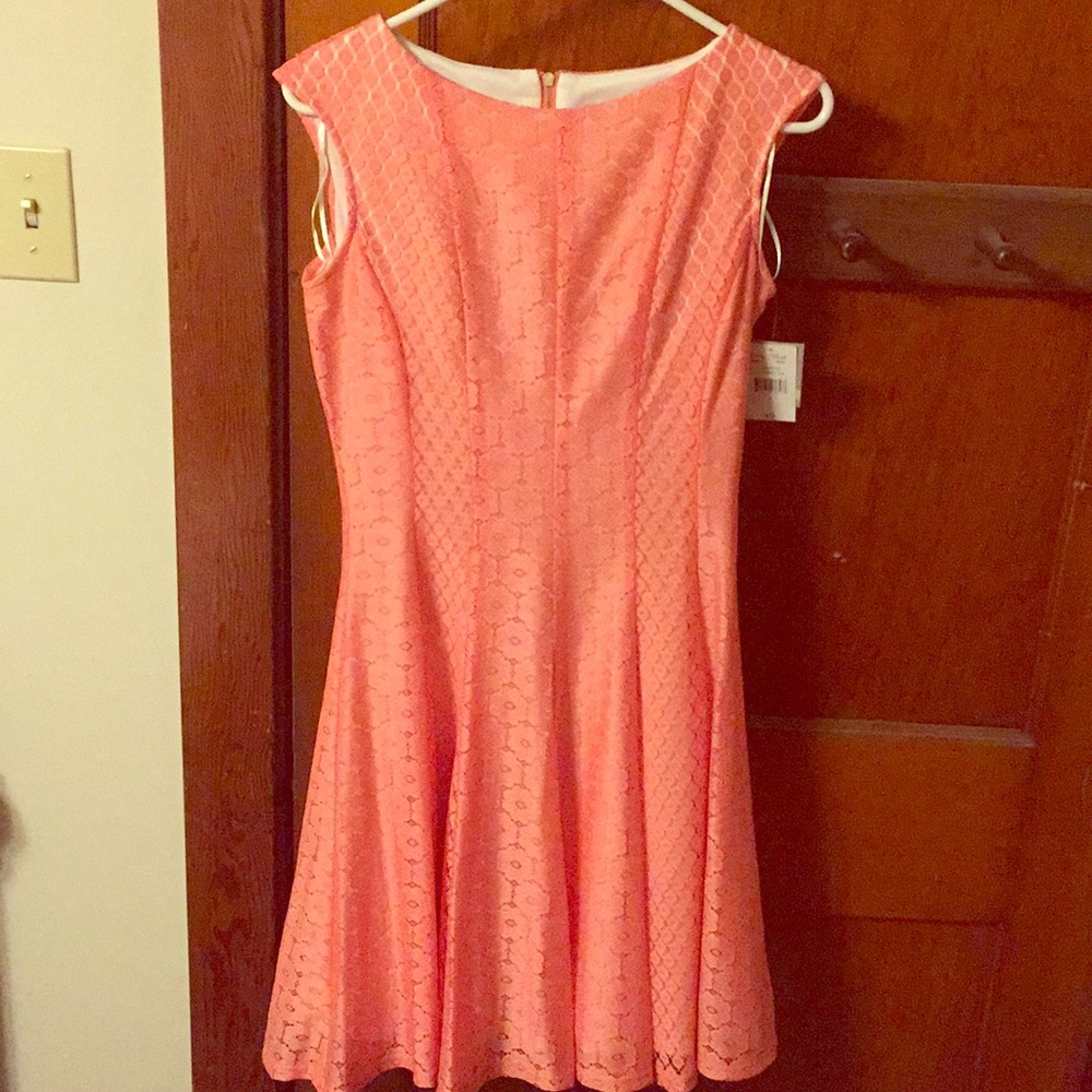 NWT Pink Flower Lace Dress